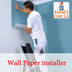 Wall Paper installer Mr. Safdar Ali in Naihati